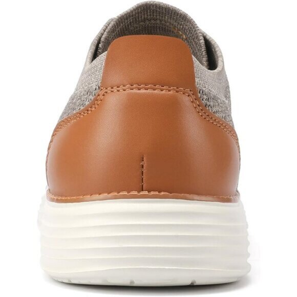 ⚡VILOCY Men's Mottled Grey Fashion Business Comfortable Breathable Dress Sneaker - Picture 7 of 8